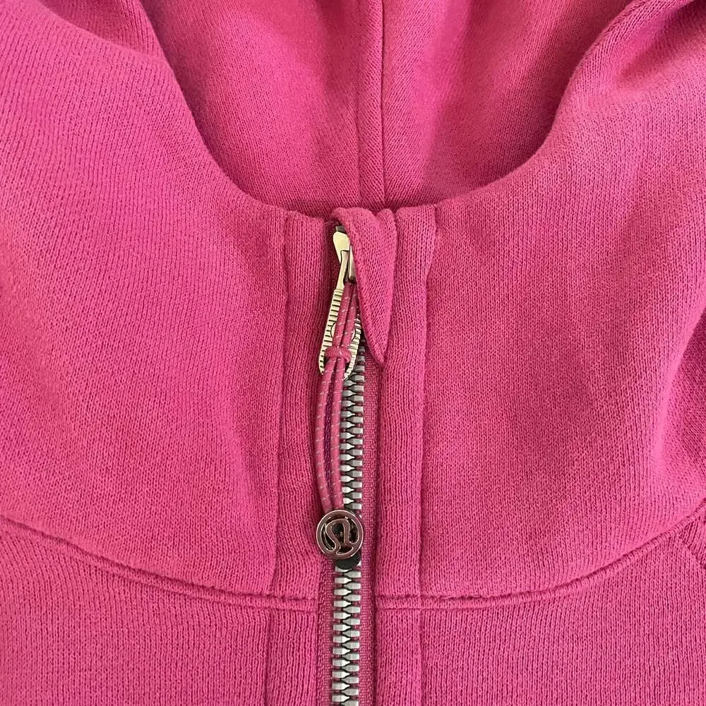 Lululemon Scuba Oversized Half-Zip Hoodie Pullover Pink Lychee M/L